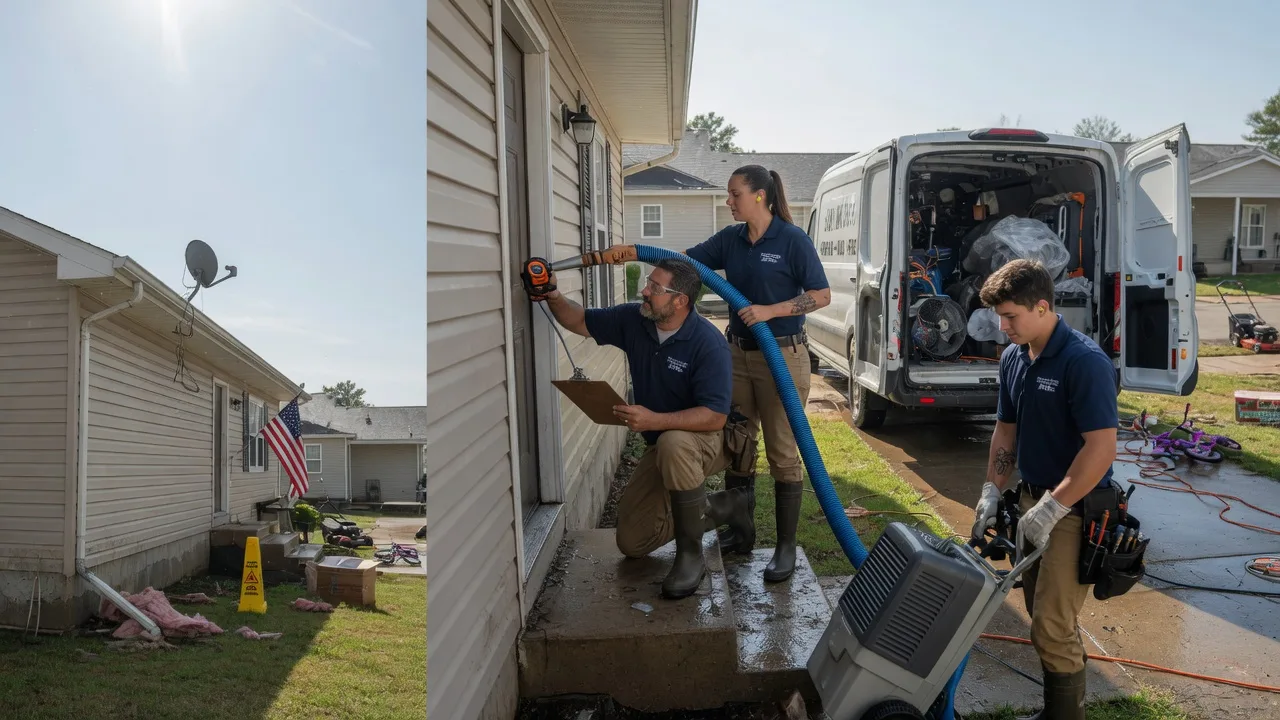 Ceiling Water Damage Restoration in Sutherland, VA near me